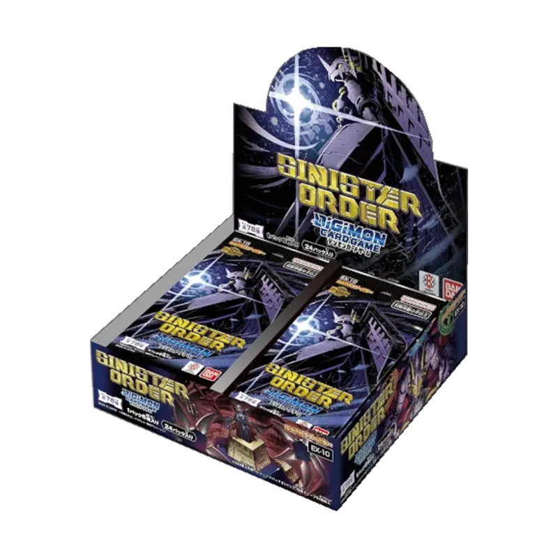 Sinister Order EX-10 Booster Display - Digimon Card Game