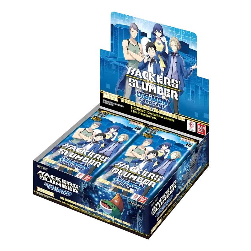 Hackers Slumber BT-23 Booster Display - Digimon Card Game