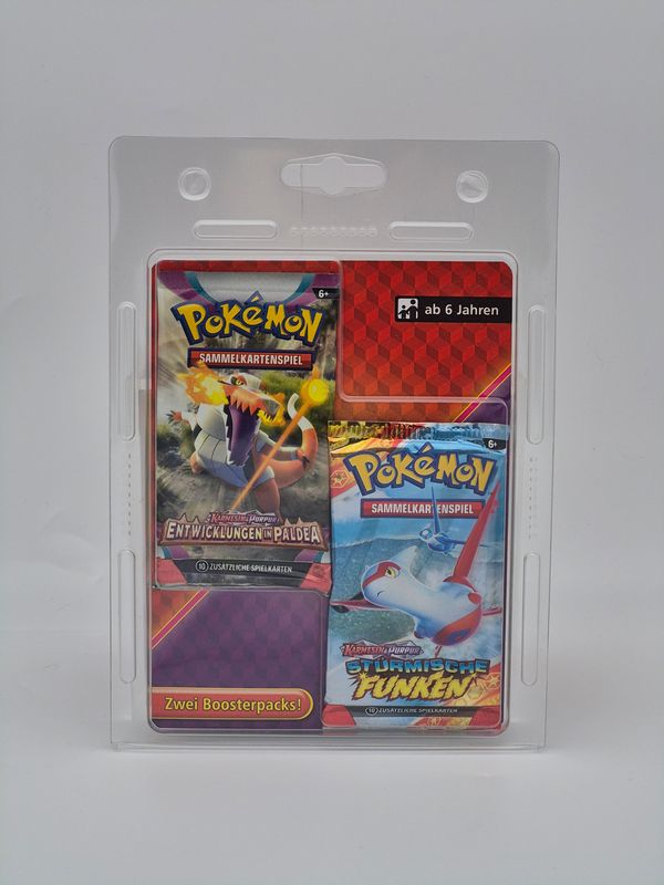 2-Pack Blister Entwicklungen in Paldea & Stürmische Funken - Pokemon