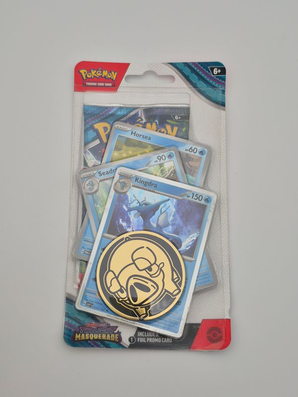 SV06 Twilight Masquerade Premium Checklane Blister Kingdra, Seadra & Horsea - Pokemon