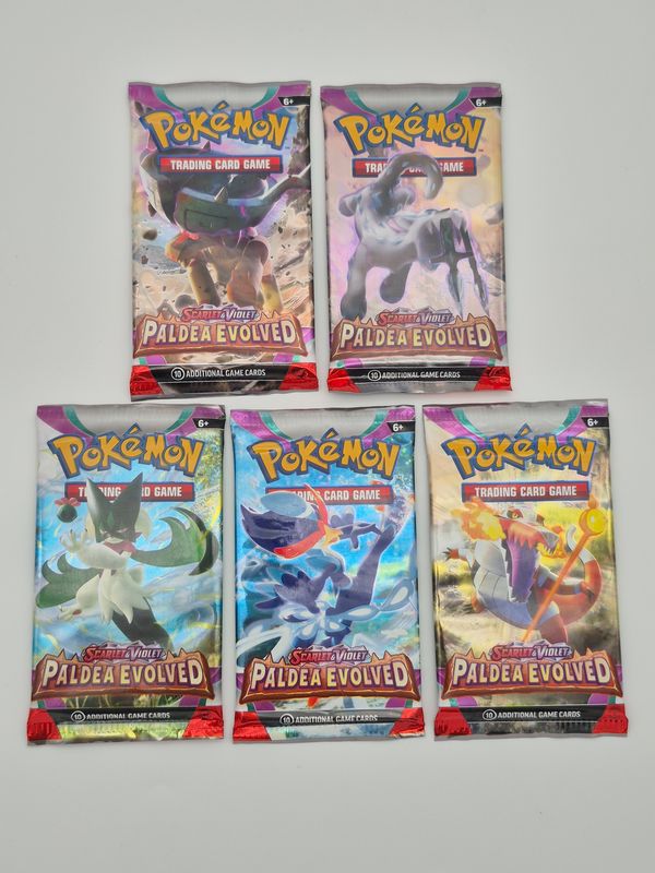 Artworkset Paldea Evolved Booster 5er Bundle - Pokemon