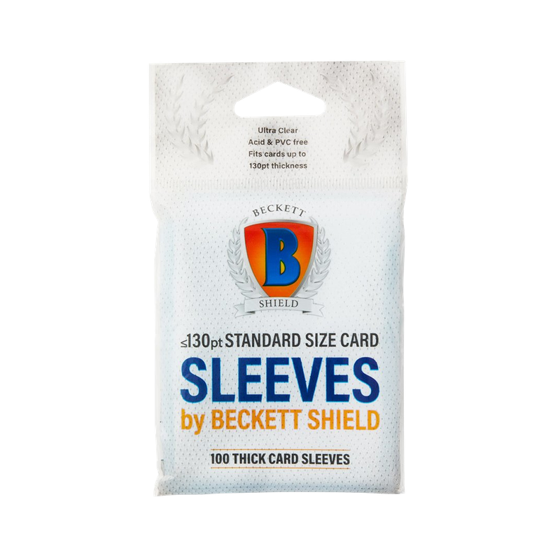 Beckett Shield - Thick Card Sleeves - Ultra Clear (100er Pack)