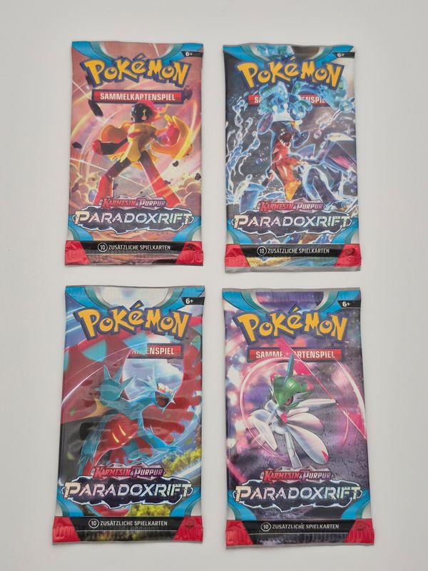 Artworkset Paradoxrift Booster 4er Bundle - Pokemon