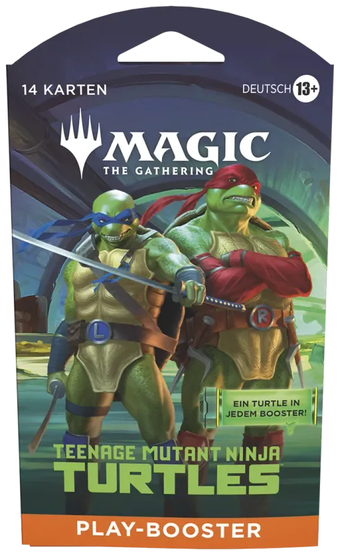 Teenage Mutant Ninja Turtles Sleeved Play Booster (Deutsch) - Magic: The Gathering