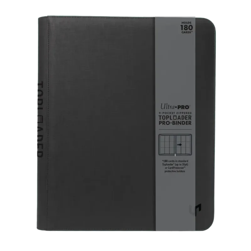 Ultra Pro Toploader 9-Pocket Zippered Premium PRO Binder  - Pokemon