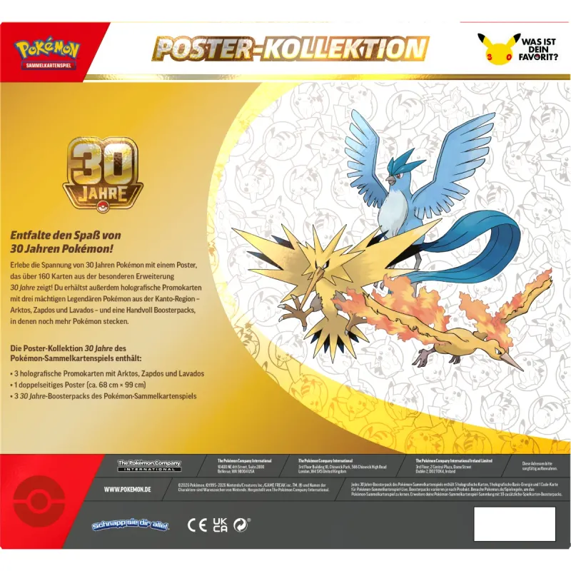 30 Jahre Poster Kollektion - Pokemon