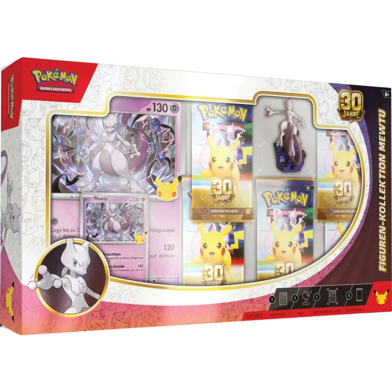 30 Jahre Figuren Kollektion Mewtu - Pokemon