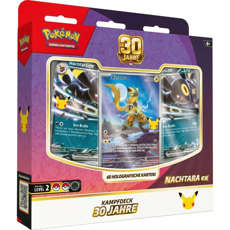 30 Jahre Kampfdeck Nacht Nachtara-ex - Pokemon