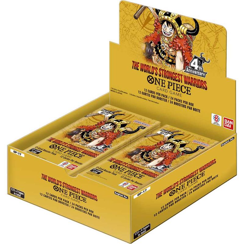 The World's Strongest Warriors OP17 Display - One Piece Card Game (Englisch)