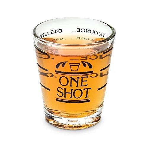Bullseye Measured Shot Glass