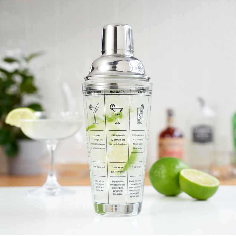 Glass Recipie Shaker