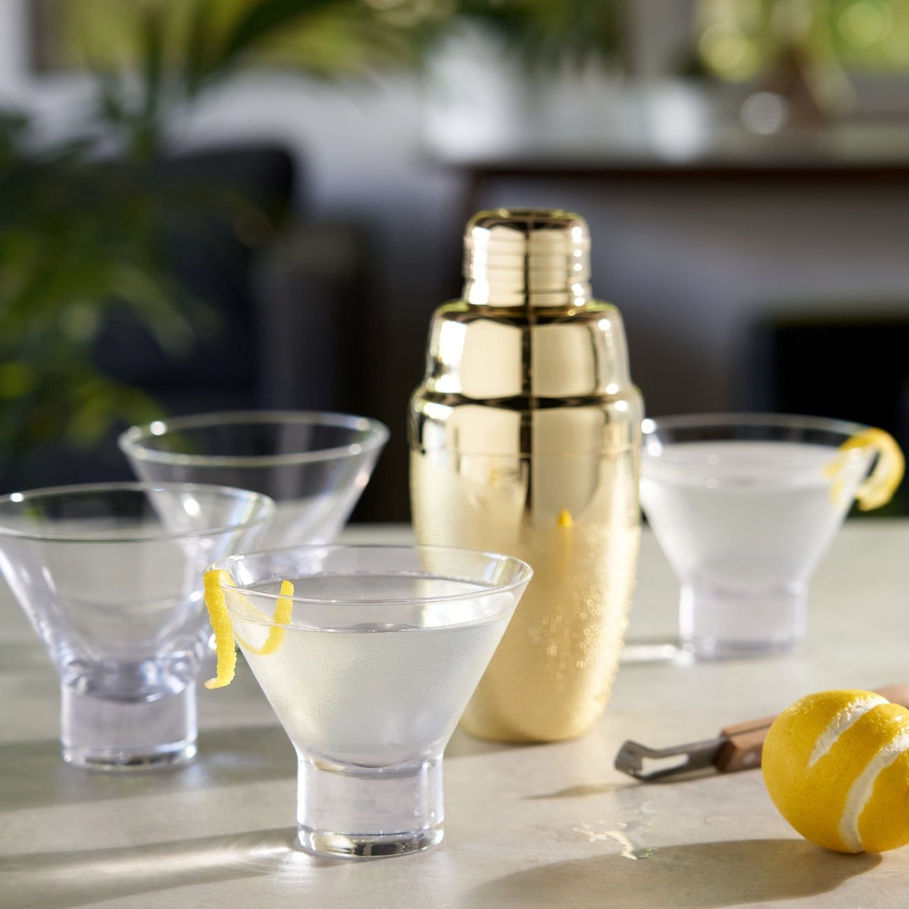 Stemless Martini Glass