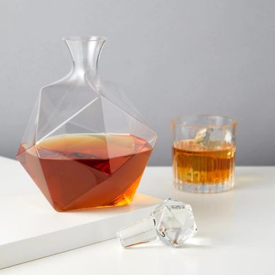 Faceted Liquor Decanter