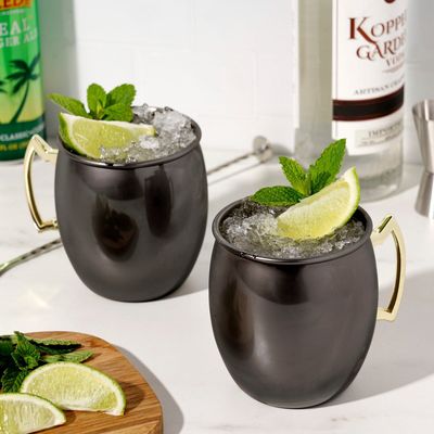 Black Moscow Mule Mug