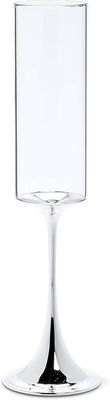 Champagne Flute - Silver Base