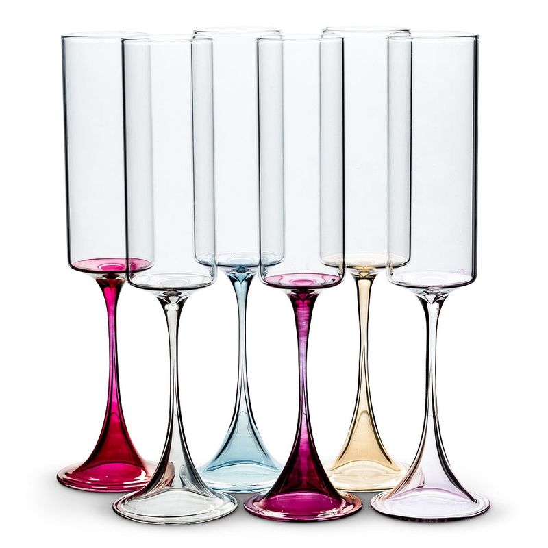 Champagne Flutes - Multicolour