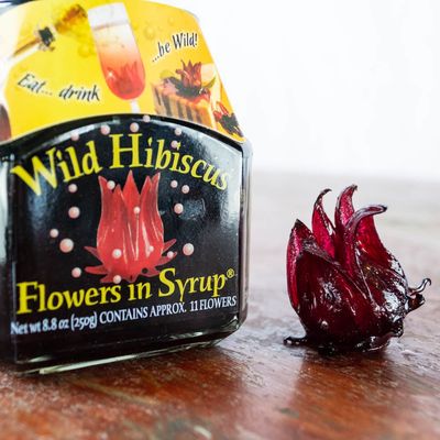 Hibiscus Flowers in Syrup