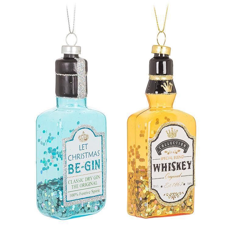 Ornament - Whiskey &amp; Gin Glitter