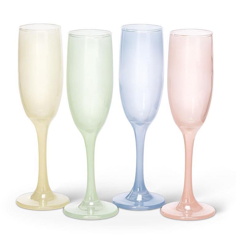 Glassware - Pastel Flutes