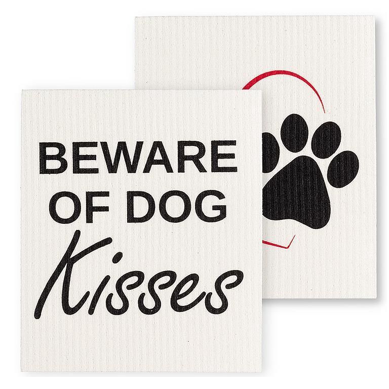 Dishcloth - Dogs &amp; Kisses