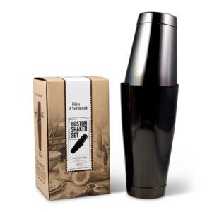 Boston Shaker Set - Gun Metal Black