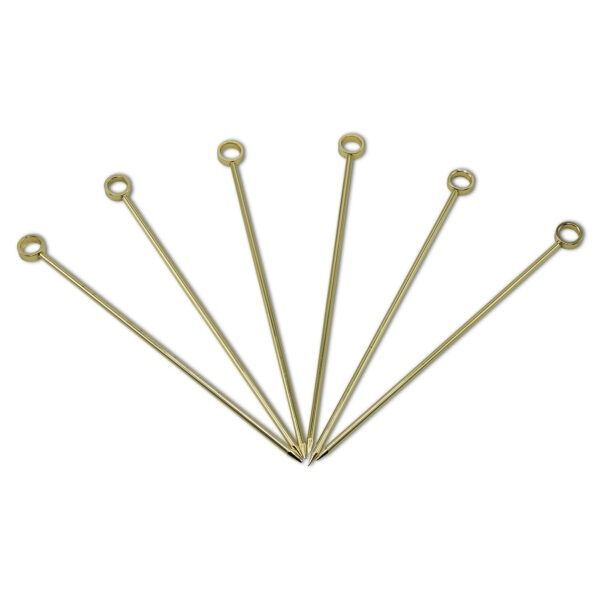 Cocktail Picks (set of 6) Gold