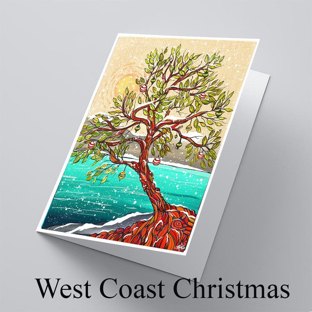 Christmas Card - April Lacheur - West Coast Christmas