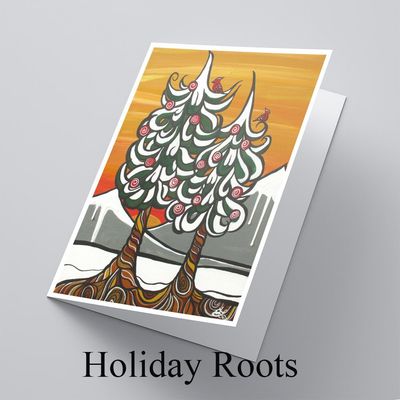 Christmas Card - April Lacheur - Holiday Roots