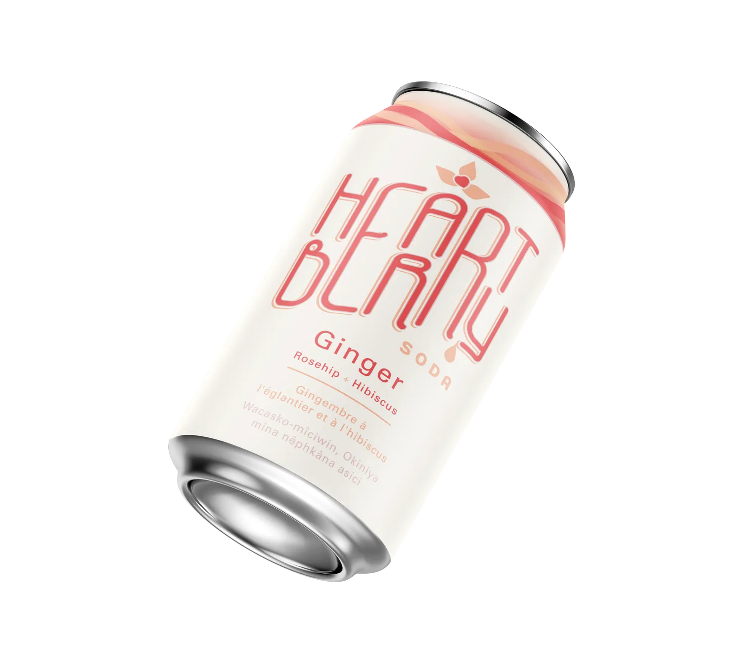 Heart Berry Soda - Ginger Rosehip &amp; Hibiscus