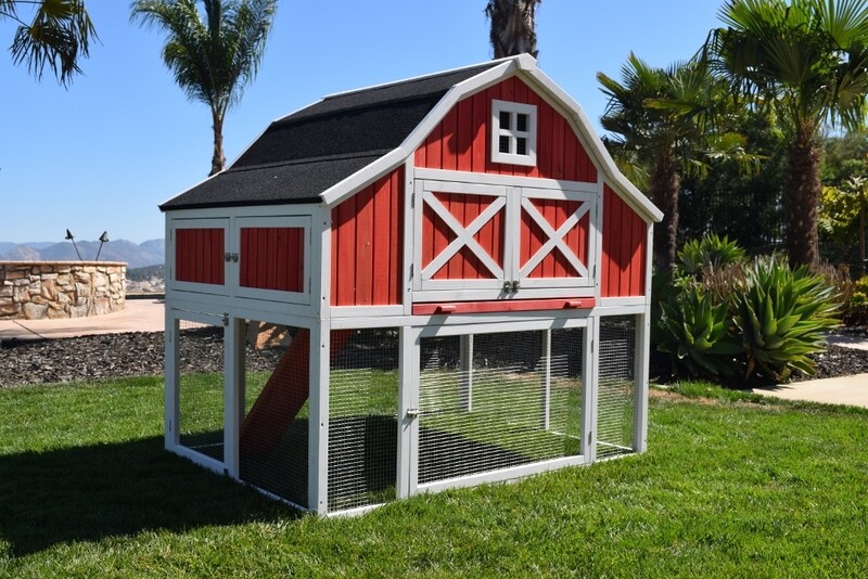 Omaha Wooden Chicken Coop Assembled