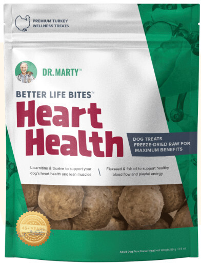 Dr. Marty Freeze Dried Treat Heart, 3.5 oz.
