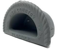 4 inch Bridle Saver Bracket, Round Ash Grey