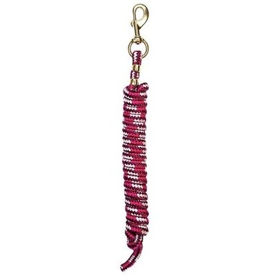 Weaver Poly Lead Rope, Burgundy, Pink, Raspberry
