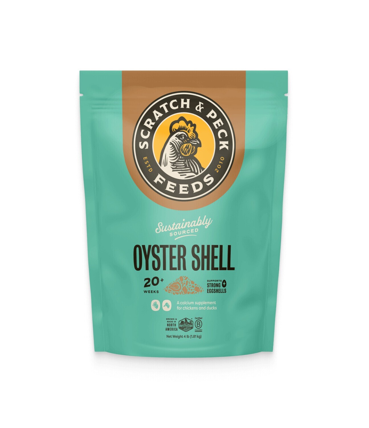 Scratch &amp; Peck Oyster Shell, 4 lbs.