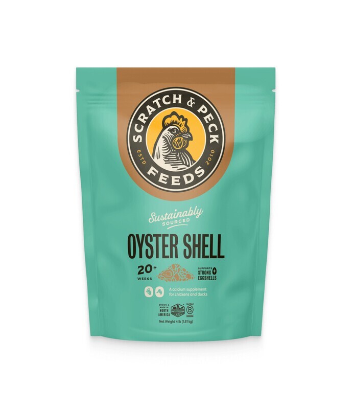 Scratch &amp; Peck Oyster Shell, 4 lbs.