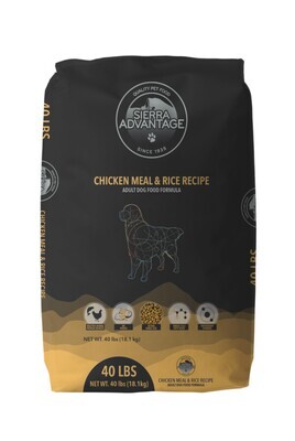 Sierra Advantage Chicken &amp; Rice 40Lb