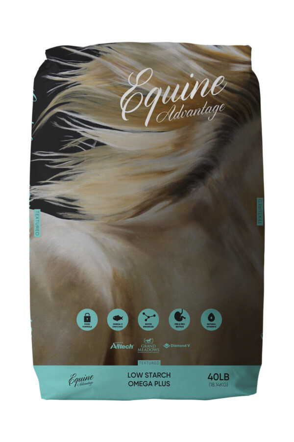 Equine Advantage Low Starch Omega, 40 lb.