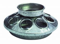 Mason Jar Feeder Base Galvanized #9810