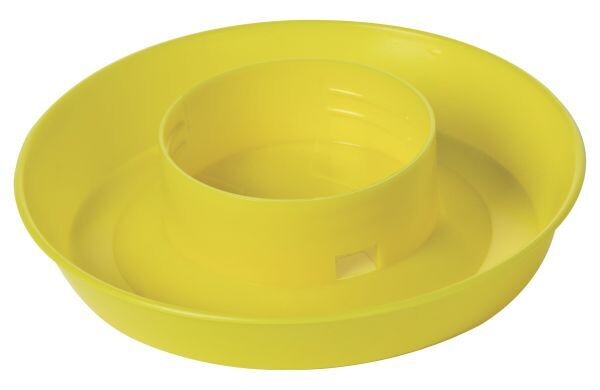Mason Jar Waterer Base (Yellow)