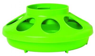 Plastic Feeder Base (Green) 1 Qt.