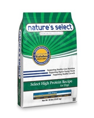 Natures Select High Protein 30 Lb