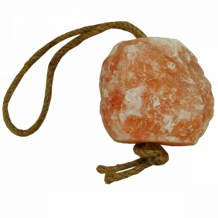 Himalayan Salt Rock W/Rope, Lg 6 lb.