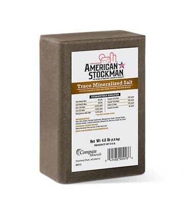 T.M. Salt Brick 4 Lb Case (12) 12/4