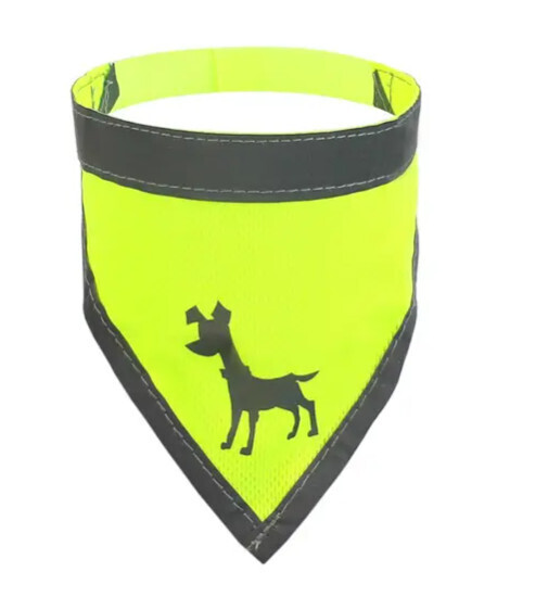 Alcott Visibility Bandana, Large Yellow