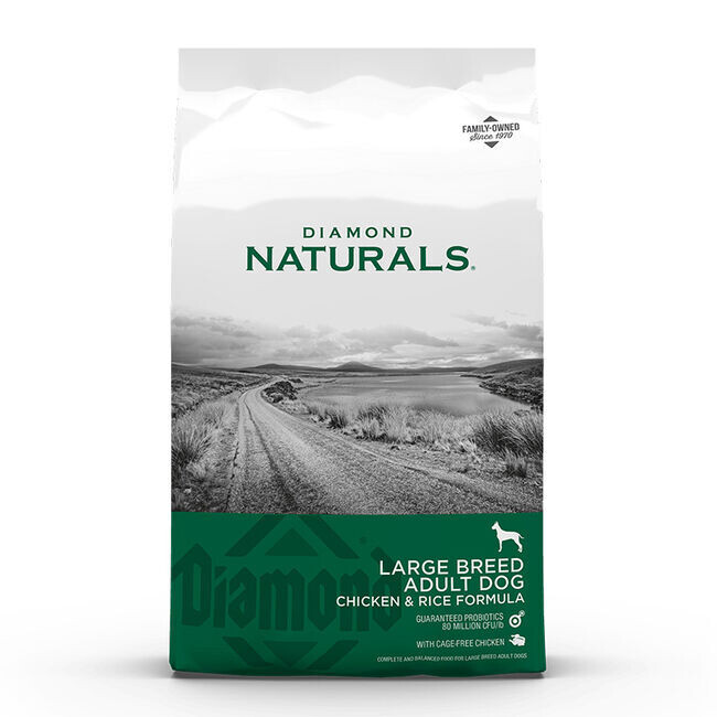 Diamond Naturals Large Breed Chicken &amp; Rice 40 Lb