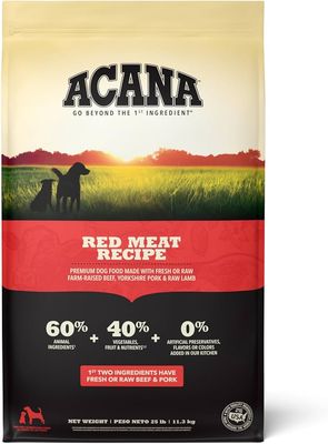 Acana Red Meats Recipe, 25 Lb