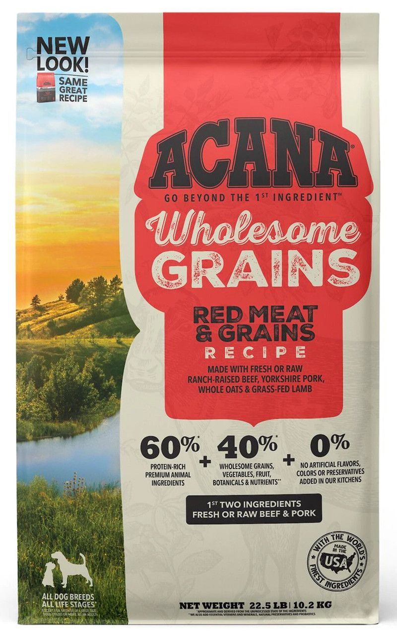Acana Wholesome Grains Red Meat, 22.5 lbs.