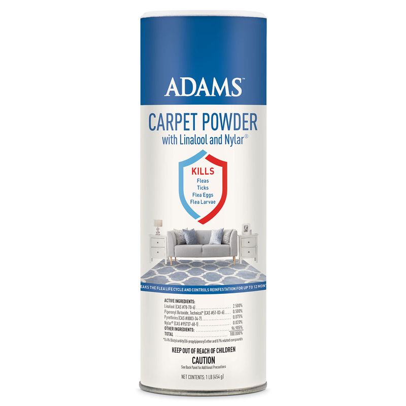 Adams Flea &amp; Tick Carpet Powder 16 Oz