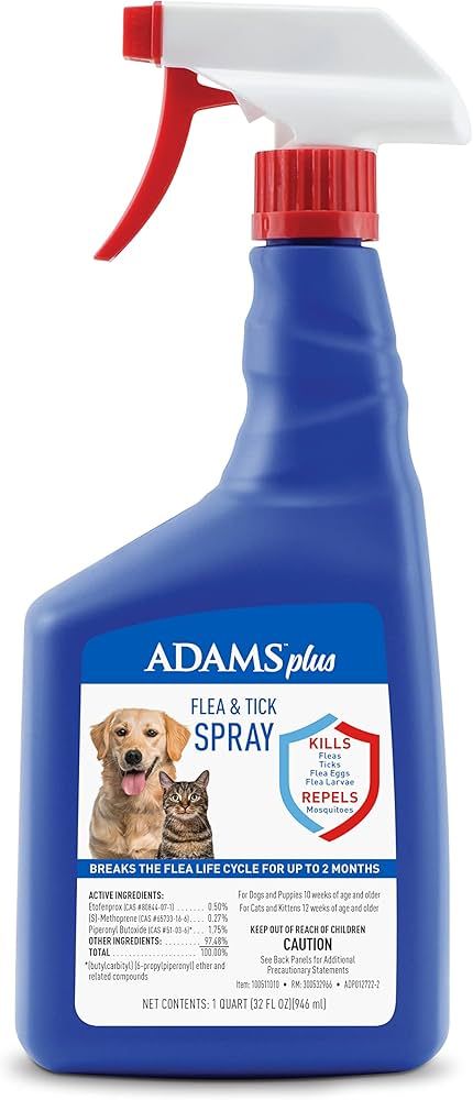 Adams Flea &amp; Tick Spray 32 Oz.