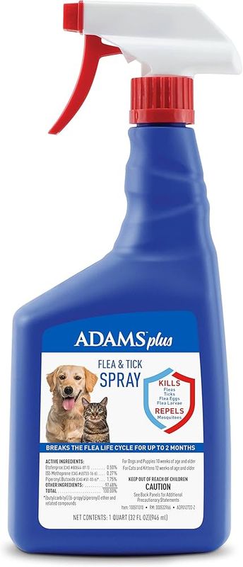 Adams Flea &amp; Tick Spray 32 Oz.